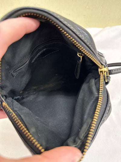 Fossil Black Leather Purse Bag