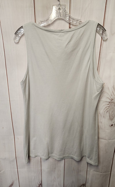 J Jill Women's Size L Gray Sleeveless Top
