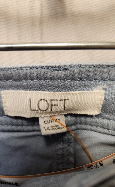 Loft Women's Size 32 (13-14) Light Blue Jeans Curvy