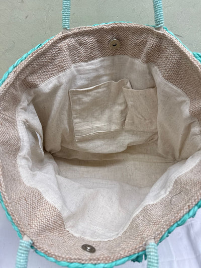 Teal Tote Bag