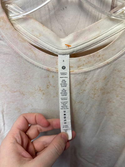 Lululemon Women's Size 6 Beige Sleeveless Top