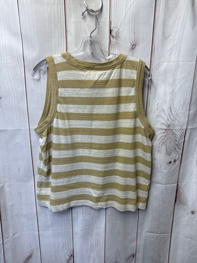 Loft Women's Size L Beige Sleeveless Top