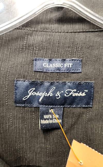 Joseph & Feiss Men's Size XL Black Shirt