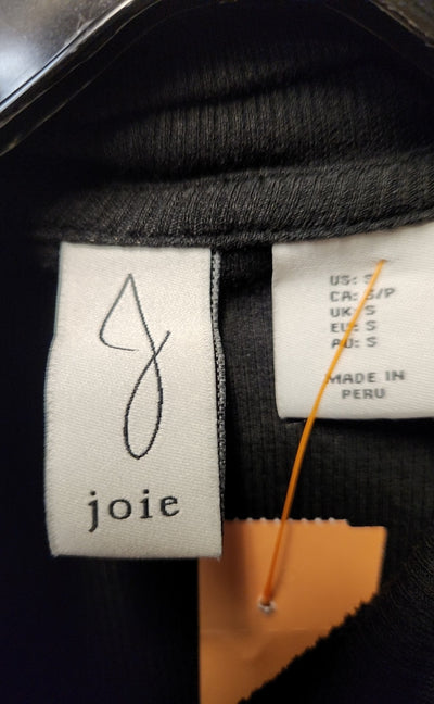 NWT Joie Women's Size S Black Long Sleeve Top
