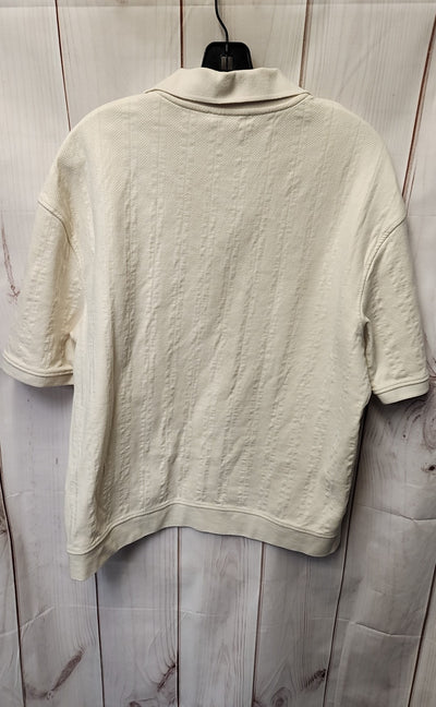 Zara Men's Size L White Shirt