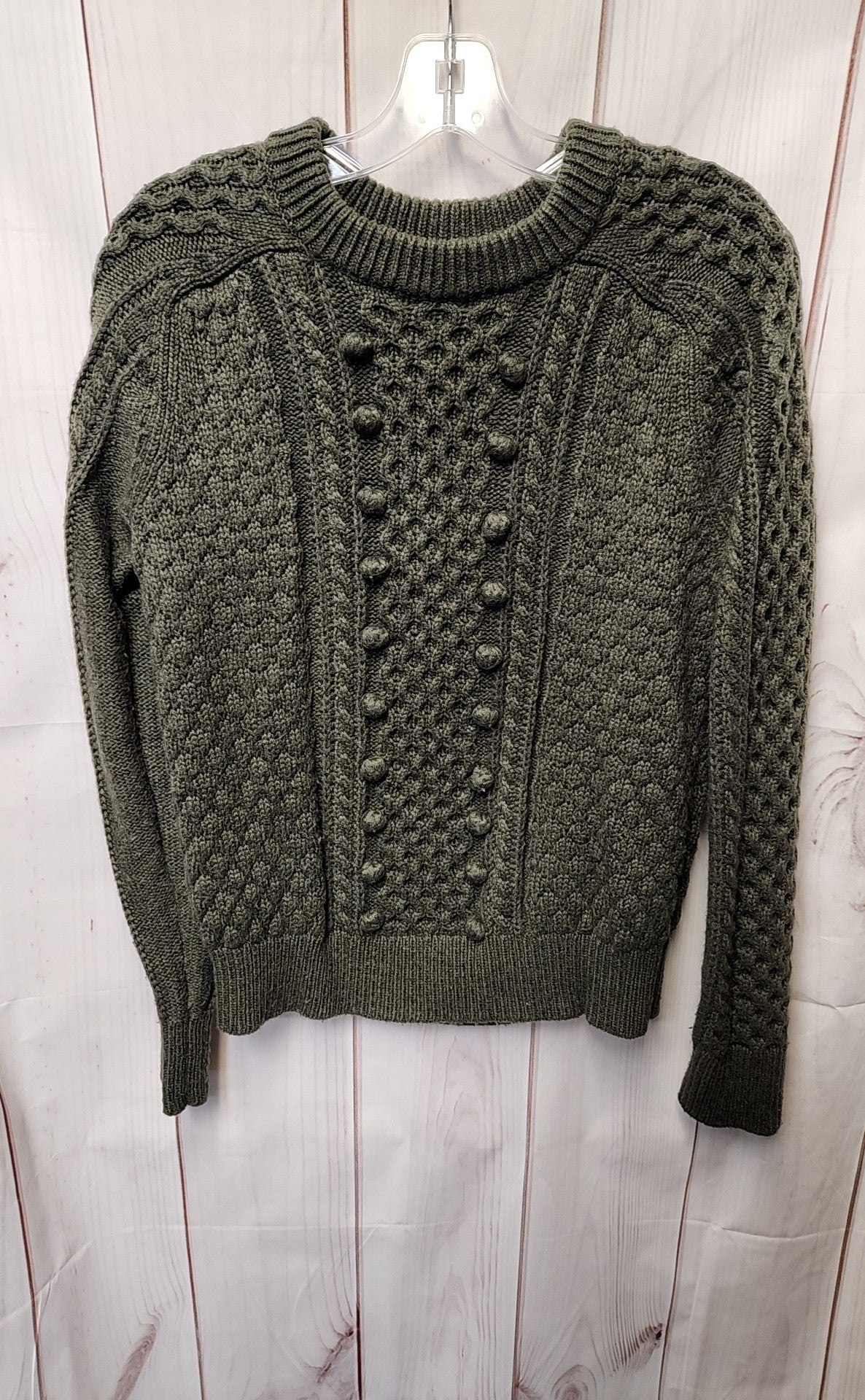 J Crew Women's Size M Green Sweater