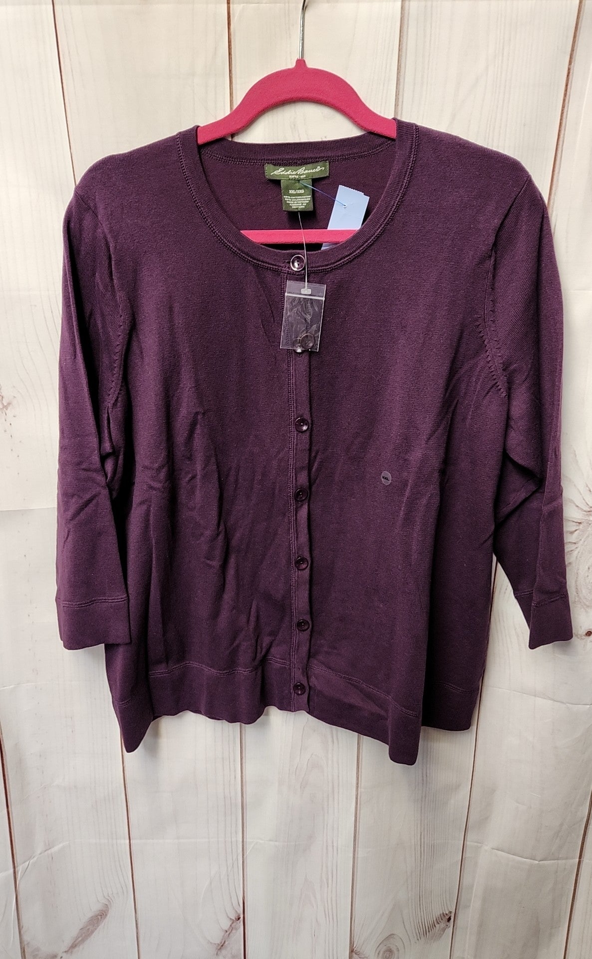 Eddie Bauer Women's Size XXL Purple Cardigan