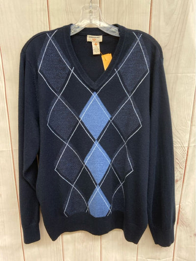 Dockers Men's Size L Navy Sweater
