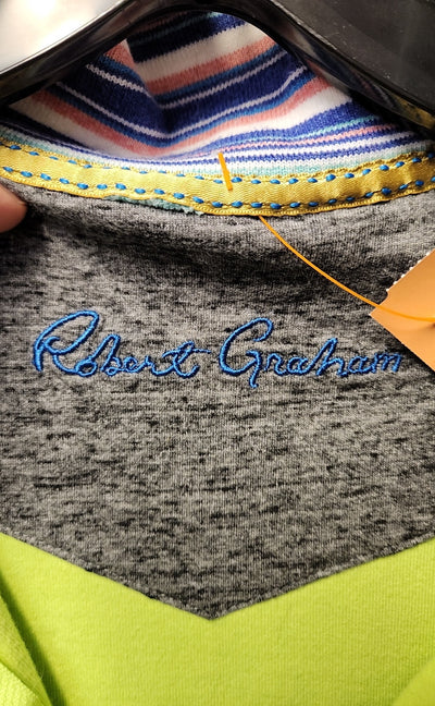 Robert Graham Men's Size XL Teal Shirt