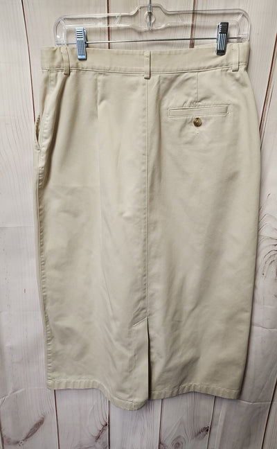 LL Bean Women's Size 8 Beige Skirt