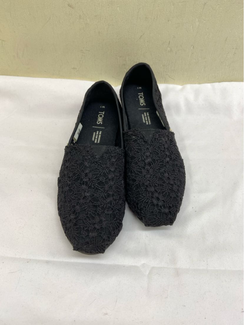 Toms Women's Size 7 Black Flats Shoes