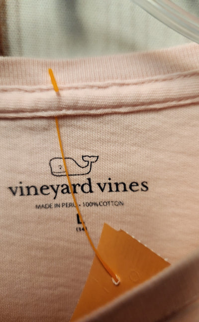 Vineyard Vines Girl's Size 14 Peach Shirt