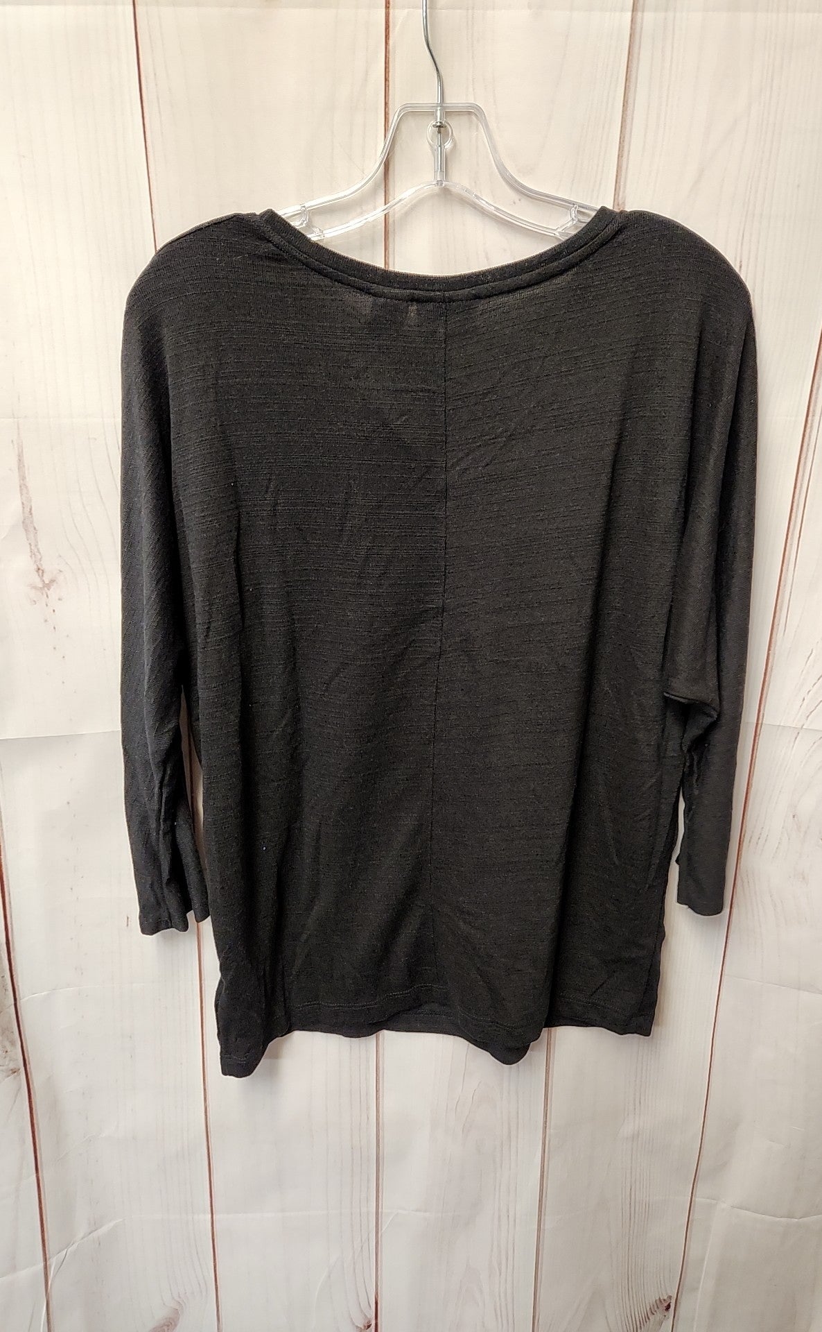 Rachel Zoe Women's Size L Black 3/4 Sleeve Top