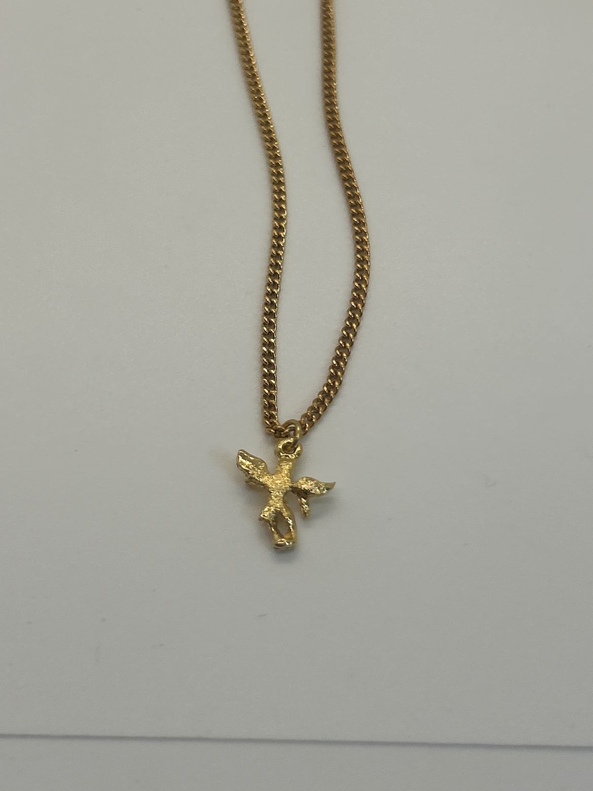 Gold angel Necklace