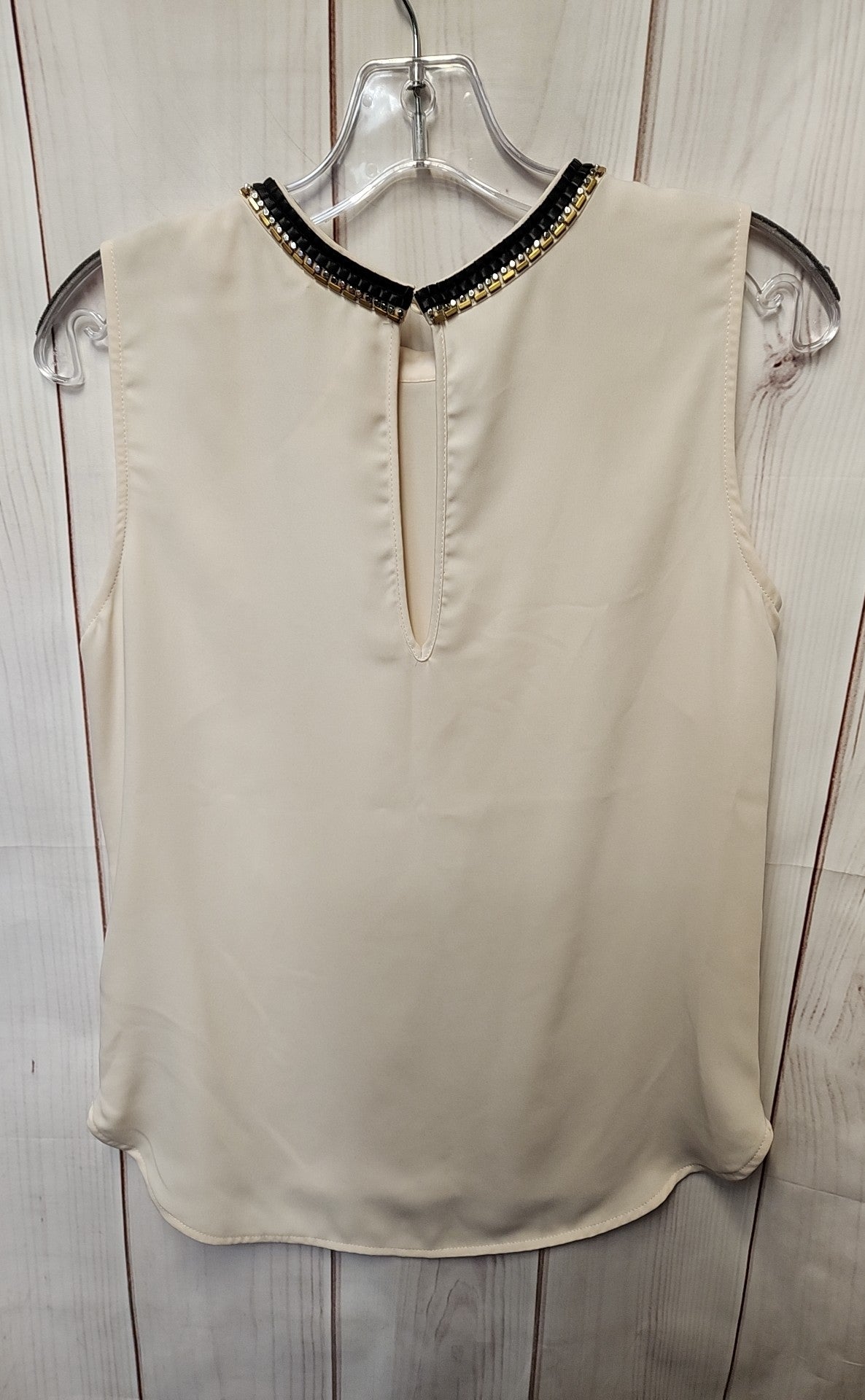 H&M Women's Size 8 Beige Sleeveless Top