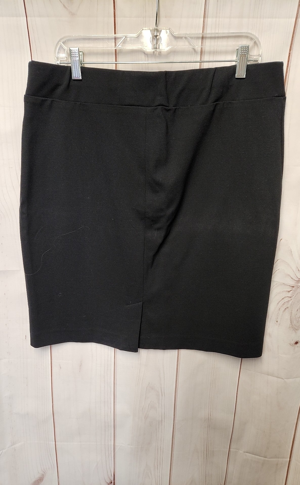 J Jill Women's Size L Black Skirt Ponte Pencil Skirt