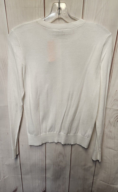 NWT Loft Women's Size S White Cardigan