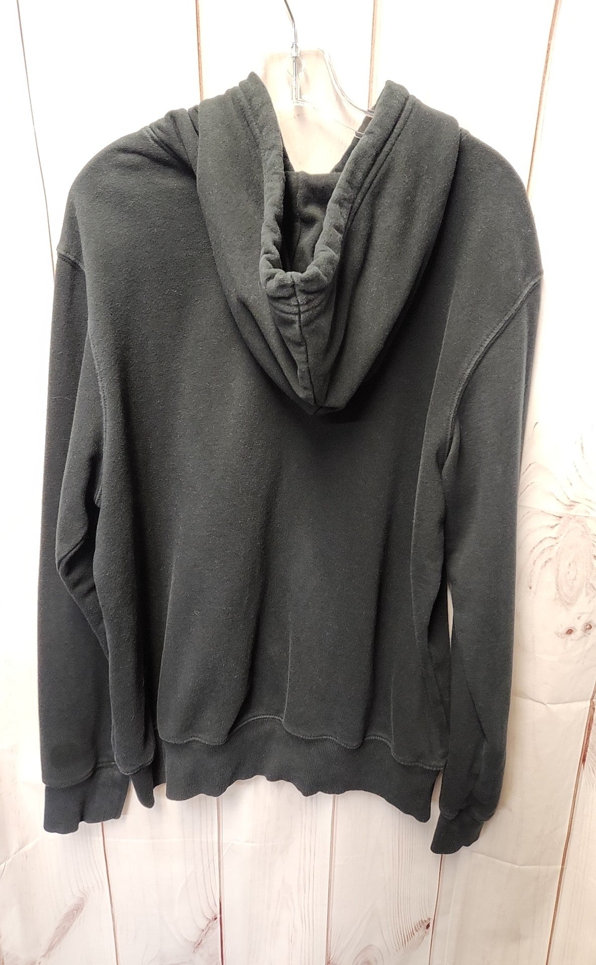 North Face Men's Size L Black Hooded Sweatshirt