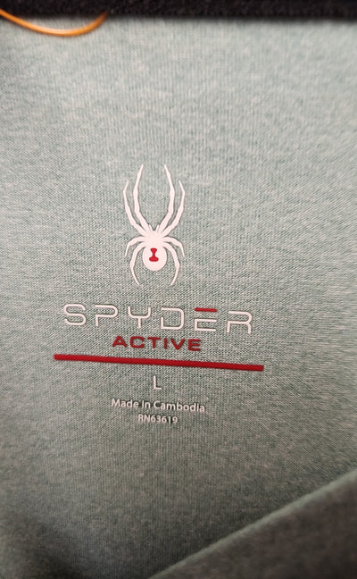 Spyder Women's Size L Green Long Sleeve Top
