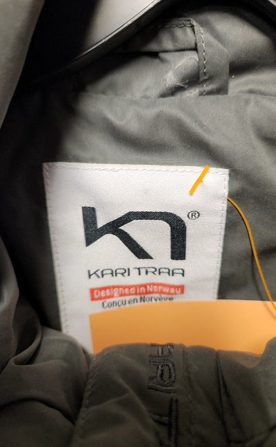 Kari Traa Women's Size L Gray Down Hooded Parka Jacket