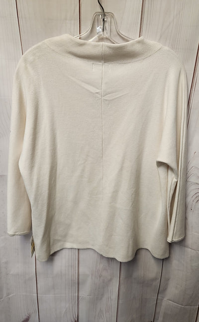 JM Collection Women's Size M White Cardigan