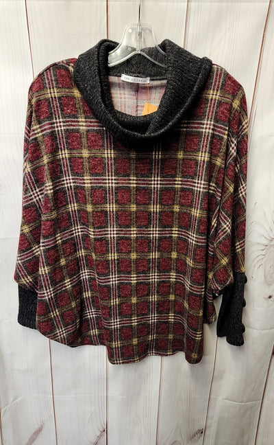 Chris & Carol Women's Size L Red Sweater