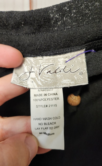J Valdi Women's Size M Black Pants