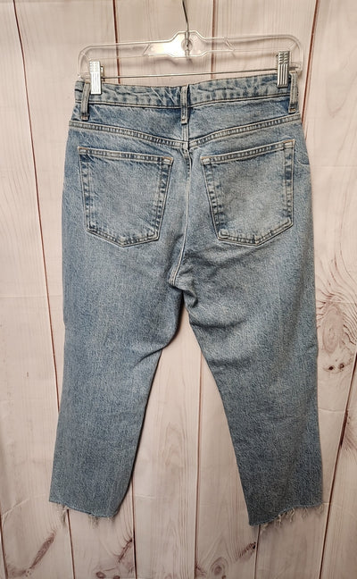 Topshop Women's Size 28 (5-6) Blue Jeans Straight