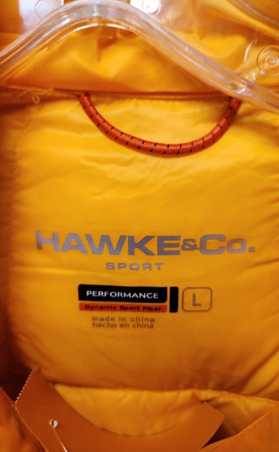 NWT Hawk & Co. Men's Size L Yellow Jacket