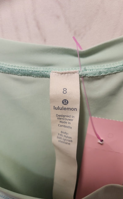 Lululemon Women's Size 8 Green Sleeveless Top