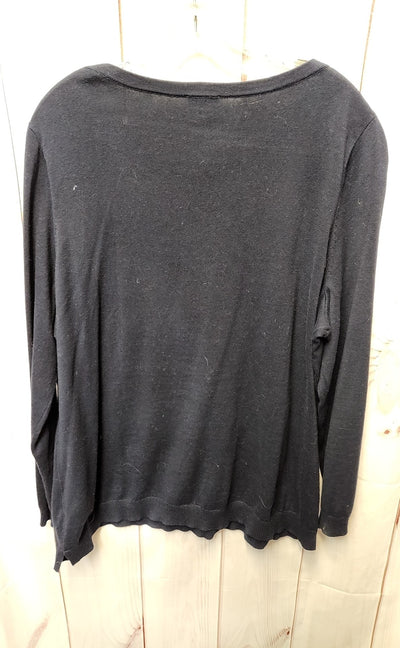 Talbots Women's Size 2X Navy Sweater