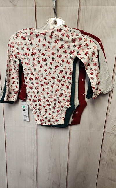 NWT Carters Girl's Size 3 Months Multi 4 Pcs Bodysuit