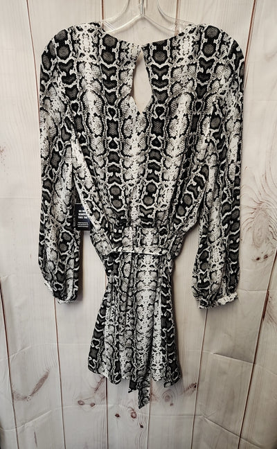 NWT Express Women's Size L Gray Dress