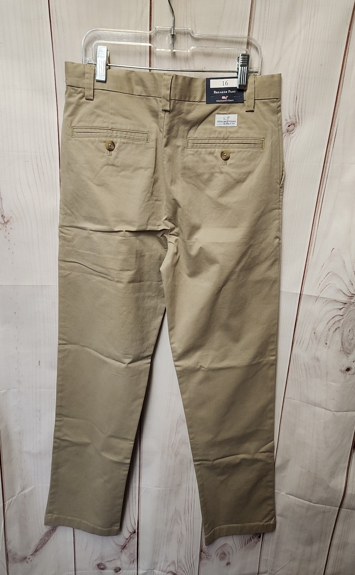 NWT Vineyard Vines Boy's Size 16 Beige Pants