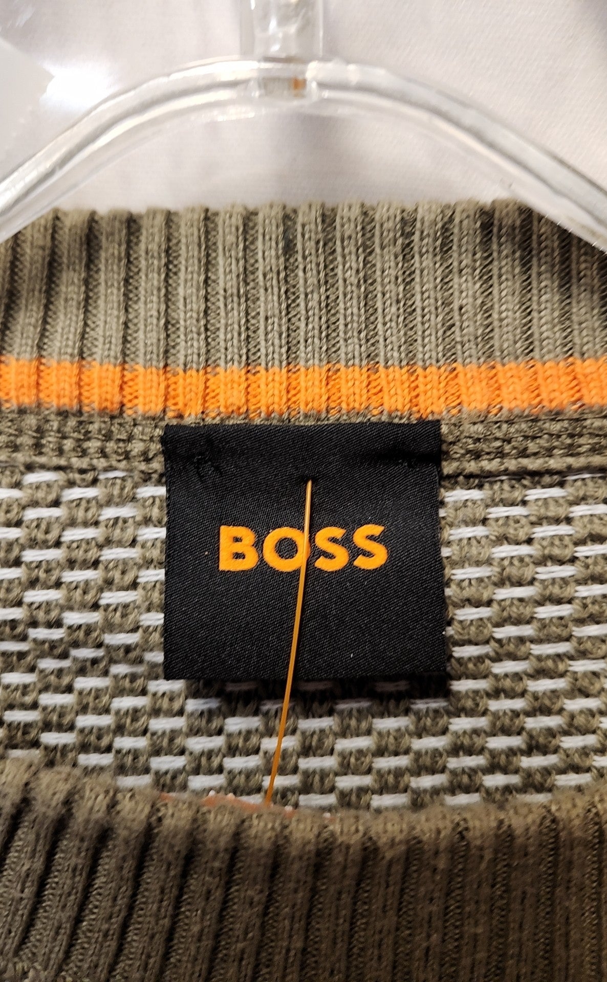 Boss Men's Size L Green Sweater