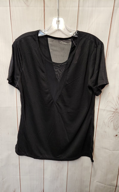 Moret Ultra Women's Size XL Black Short Sleeve Top