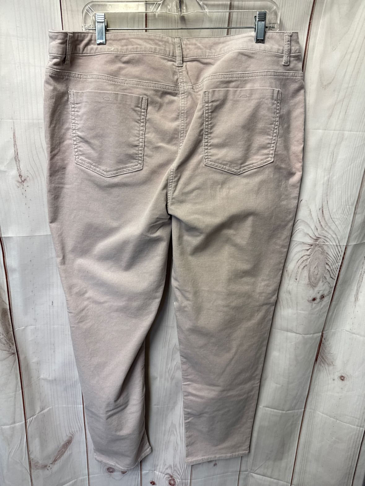 Chico's Women's Size 3 = US 16 Pale Pink Corduroy Pants