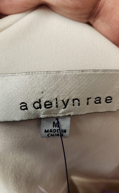 Adelyn Rae Women's Size M White Dress