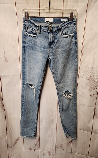 Frame Women's Size 24 (00) Blue Jeans Le Garcon