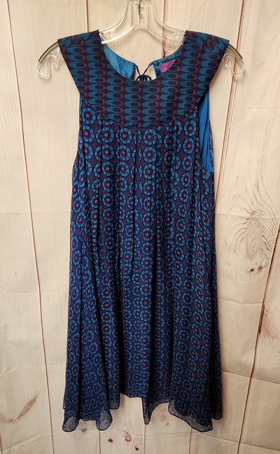 Christine Celle Calypso Women's Size L Blue & Purple Dress