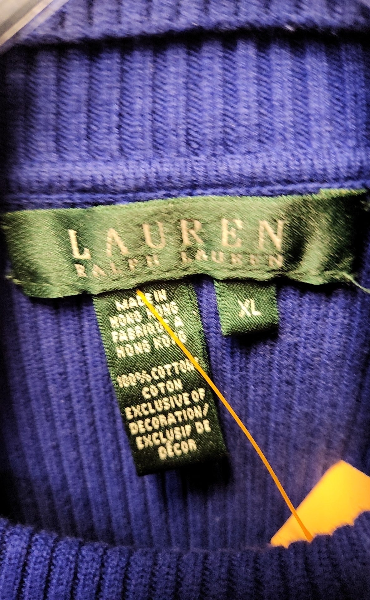 Lauren by Ralph Lauren Women's Size XL Blue Sweater