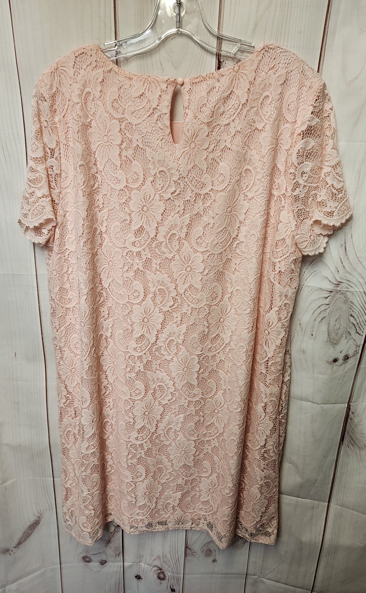 Juicy Couture Women's Size XXL Pink Lace Floral Dress