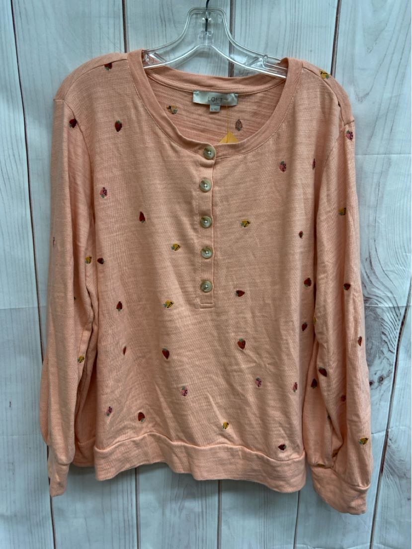 Loft Women's Size XL Pink Sweater