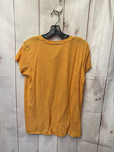 Calvin Klein Women's Size M Orange Short Sleeve Top