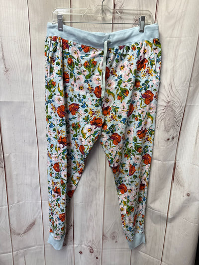 Vera Bradley Women's Size M Light Blue Floral Pants