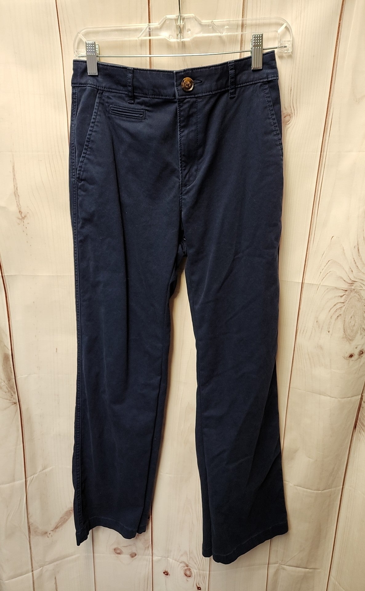 Loft Women's Size 2 Navy Pants The Monroe Wide Leg Curvy
