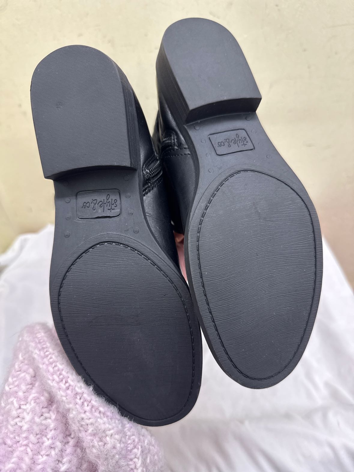 NWT Style & Co Women's Size 7 Black Boots Shoes