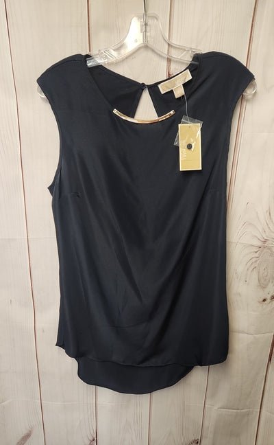 NWT Michael Kors Women's Size M Navy Sleeveless Top