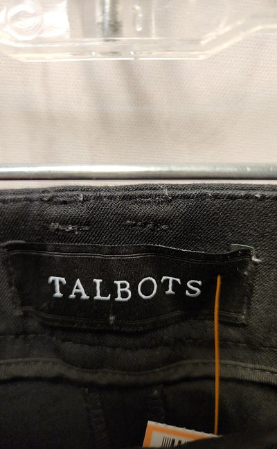 Talbots Women's Size 14 Black Pants High Waist Straight Pant