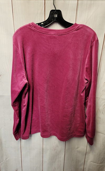 Como Blu Women's Size L Pink Sweatshirt